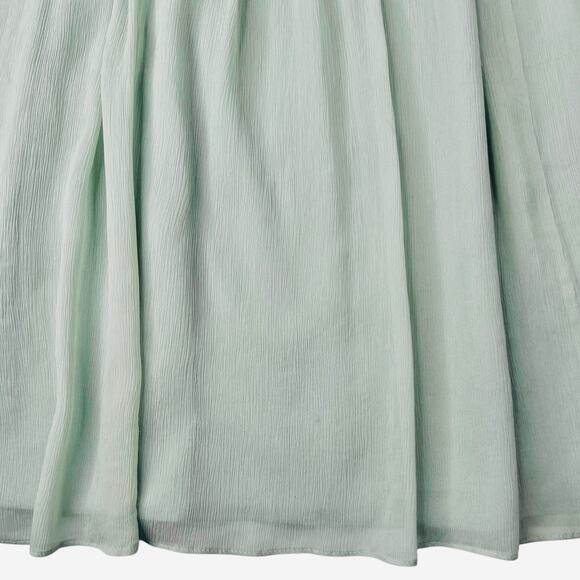 J. Crew Silk Chiffon Heidi Dress 14 Dusty Shale Green 93100 Formal Wedding Party - Picture 8 of 13